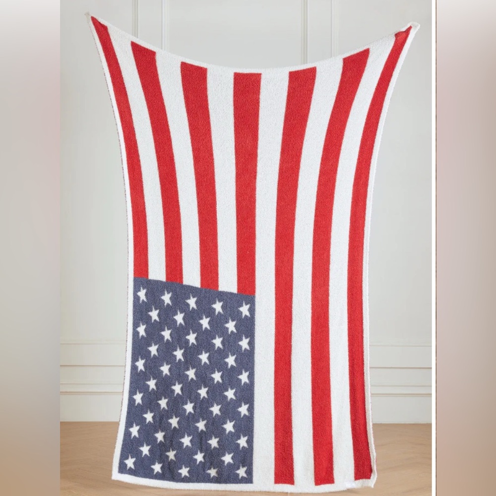 The Styled Collection Flag Blanket